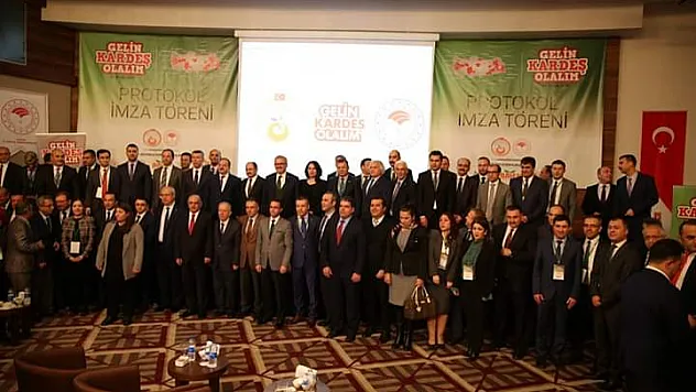 Tillo İlçesi ile Antalya'nın Elmalı İlçesi Kardeş Oldu