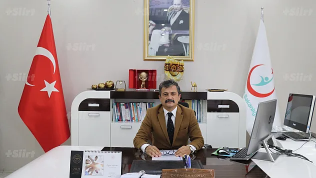 Siirt İl Sağlık Müdürü: 'Aşı tedariki konusunda hiçbir sıkıntımız yok'