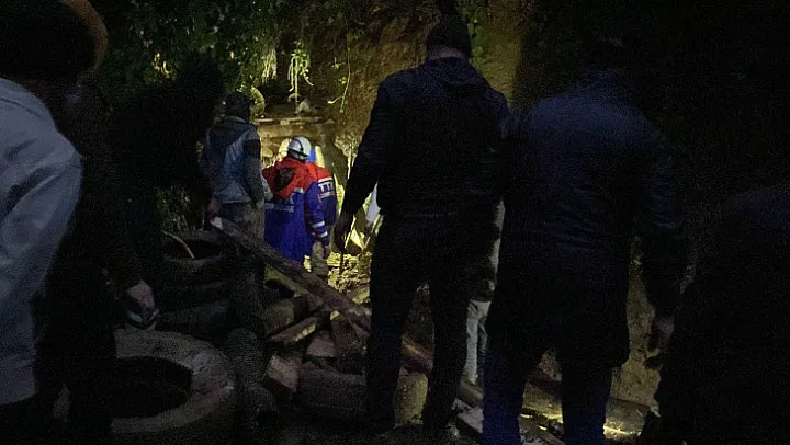 Kaçak maden ocağında göçük: 2 işçi mahsur kaldı