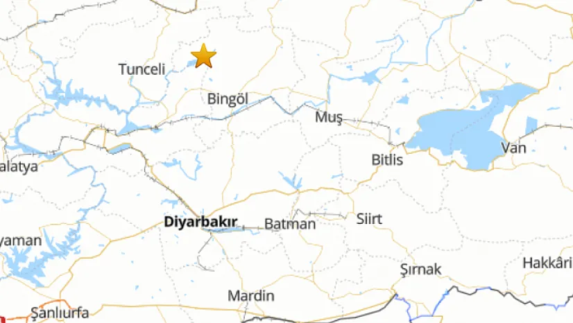 Bingöl'ün Kiğı ilçesinde 4.3 büyüklüğünde deprem Adana Kozan da sallandı