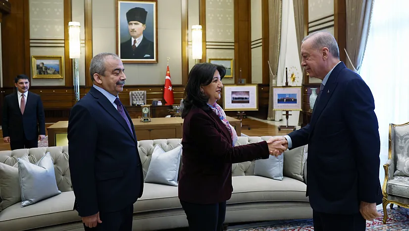 Cumhurbaşkanı Erdoğan ile DEM Parti Heyeti Arasında Görüşme Başladı! Görüşmeden İlk Fotoğraflar Geldi