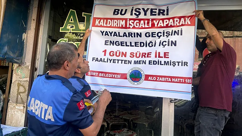 Siirt'te 2 İşletmeye Kapama Cezası Verildi!