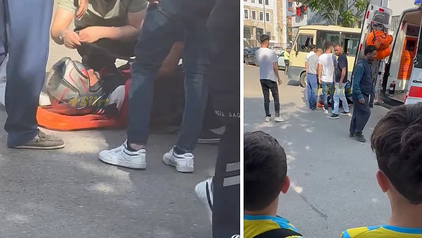 Siirt'te Motor Kazası: Sürüklenen Sürücü Yaralandı