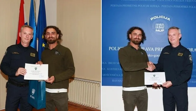 Siirtli Genç, Hırvatistan'da Hırsızları Yakalattı: Emniyetten Teşekkür Belgesi Aldı!