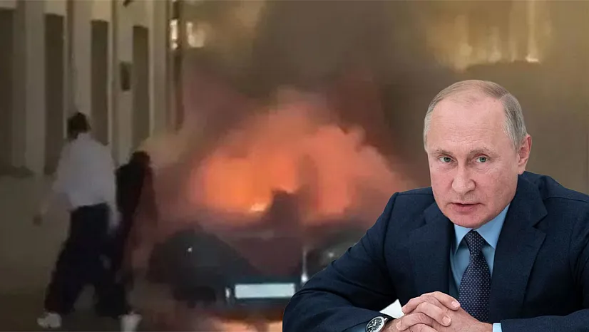 Zelenskiy ''Yakında ölecek'' demişti! Putin'in limuzininde patlama