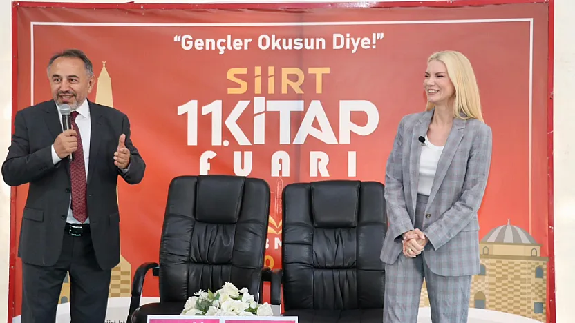 11. Siirt Kitap Fuarı Pelin Çift ve Prof. Dr. Tufan Gündüz Söyleşisiyle Sona Erdi