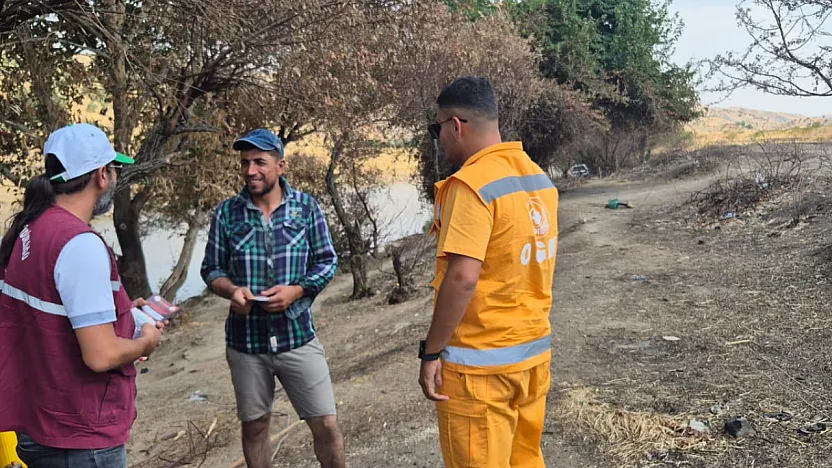 'Bir Köz, Bir Ormanı Yok Eder' Siirt'te Piknikçilere Yangın Uyarısı