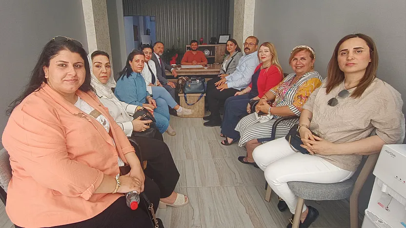 DEVA Partisi Kadın Heyeti, Artı Siirt Haber Ajansı'nı Ziyaret Etti