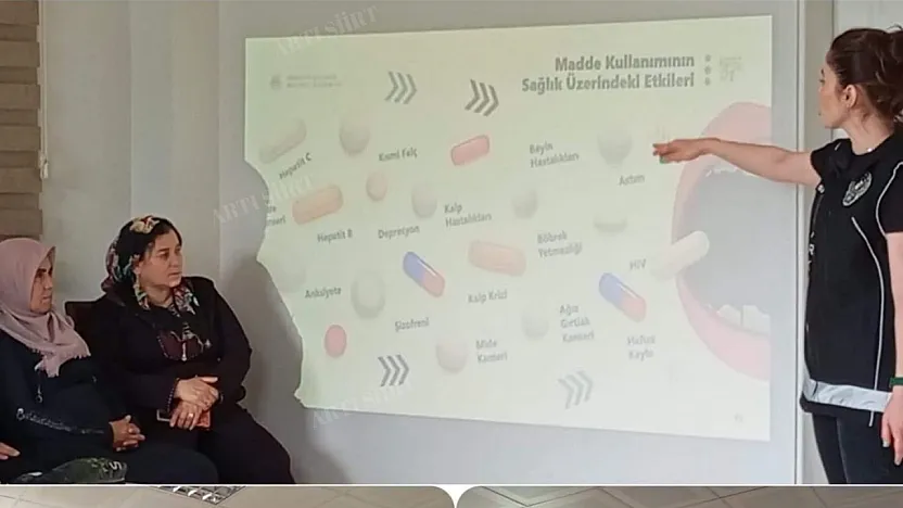 En İyi Narkotik Polisi Anne Projesi Kapsamında Siirt'te Eğitim Düzenlendi