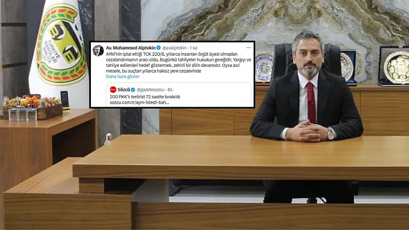 Siirt Baro Başkanı'ndan Sözcü Gazetesi'nin Manşetine Tepki