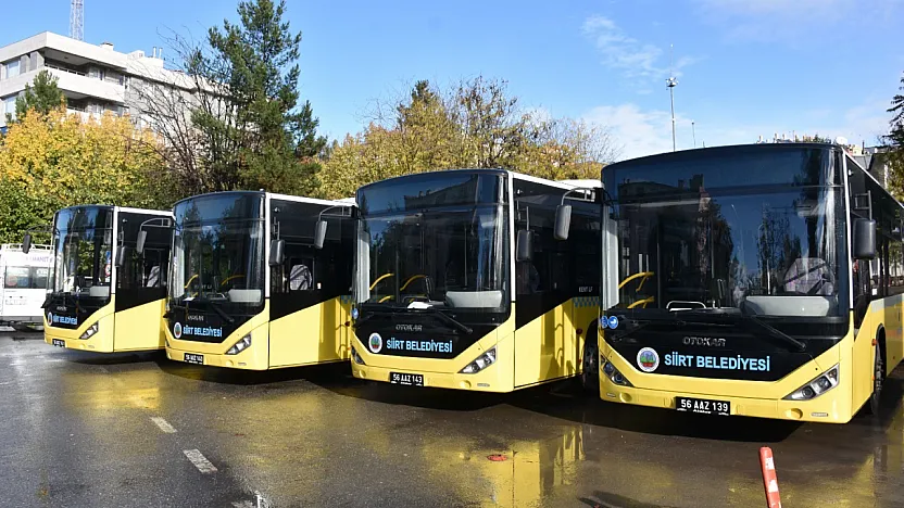 Siirt Belediyesi 14 Yeni Halk Otobüsü Hizmete Sunacak!