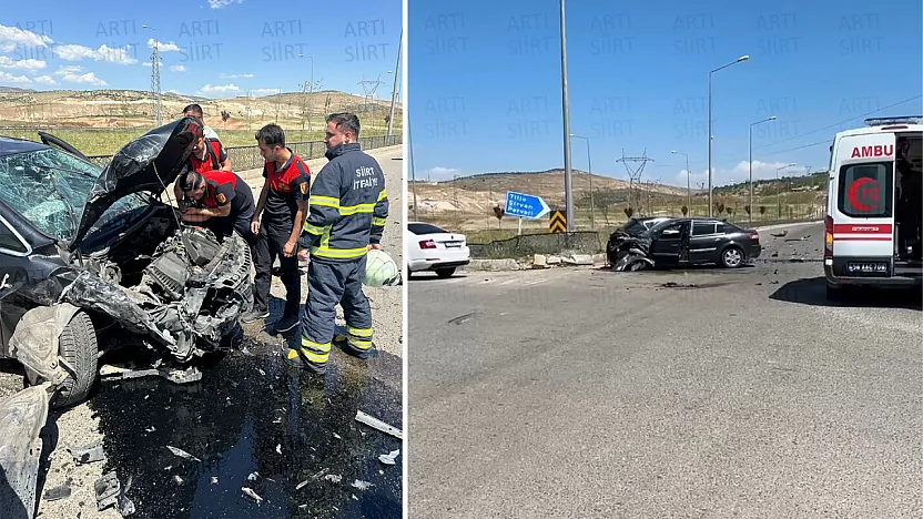Siirt Çevre Yolunda Trafik Kazası: 1'i Ağır 4 Yaralı