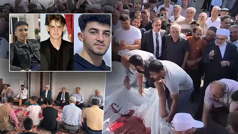 Siirt Kayabağlar'da Üç Gencin Kaybı Sonrası Kaza Beladan Korunma Amacıyla Kurban Kesildi