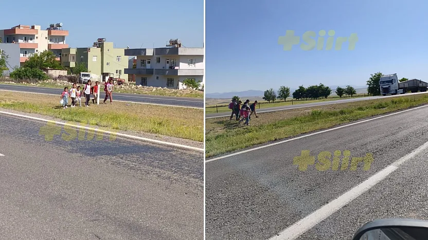 Siirt Kurtalan'da Öğrenciler Her Gün Ölümle Burun Buruna Geliyor! Aileler Çözüm Bekliyor