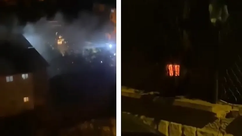 Siirt Kurtalan'da Polis Lojmanında Yangın: Ekipler Seferber Oldu