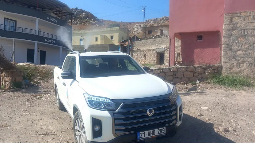 Siirt Merkez Köylerinde Haşere ve Sivrisinek Mücadelesi Sürüyor