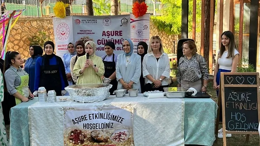 Siirt Millet Bahçesi'nde Aşure Buluşması: Birlik ve Paylaşma Ruhu Ön Plandaydı