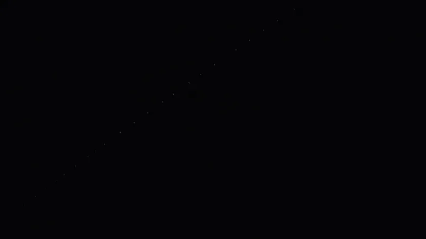 Siirt Semalarında Sıradışı Görüntü: Starlink Uyduları İlk Kez Bu Kadar Net Görüldü!