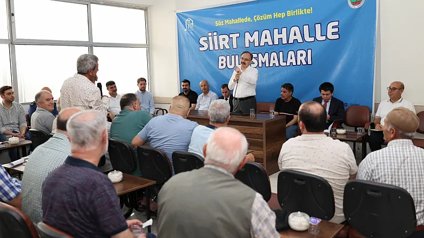 Siirt'te 14. Mahalle Buluşması Kooperatif Mahallesi'nde Gerçekleştirildi