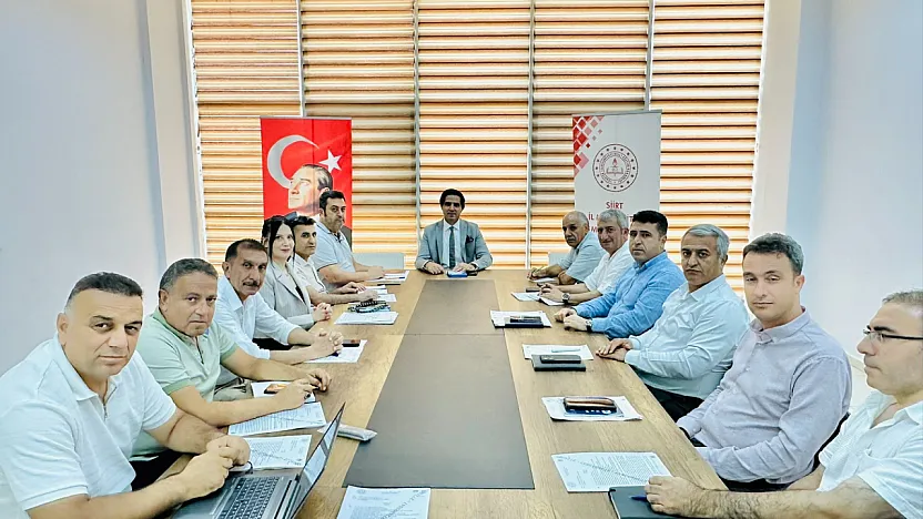 Siirt'te 2025-2026 Eğitim Öğretim Yılı Hazırlık Toplantısı Yapıldı