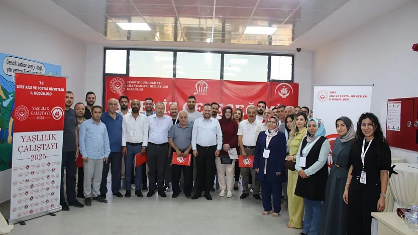 Siirt'te 2025 Yılı Yaşlılık Çalıştayı Düzenlendi