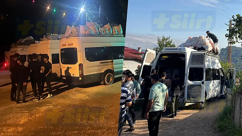 Siirt'te Fındık Göçü Başladı: İşsizlik Aileleri Karadeniz'e Götürüyor