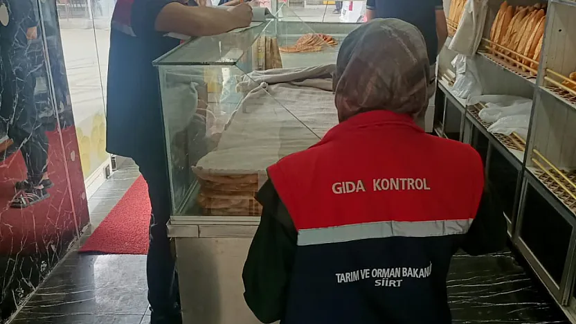 Siirt'te Fırınlara Sıkı Denetim: Halk Sağlığı İçin Ekmek Üretimi Mercek Altında