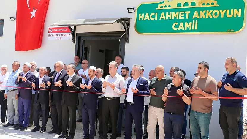 Siirt'te Hacı Ahmet Akkoyun Camii Hizmete Açıldı
