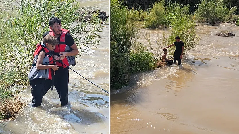 Siirt'te Kezer Çayı'nda 3 Çocuk Suya Kapıldı, 1 Çocuk Hala Kayıp