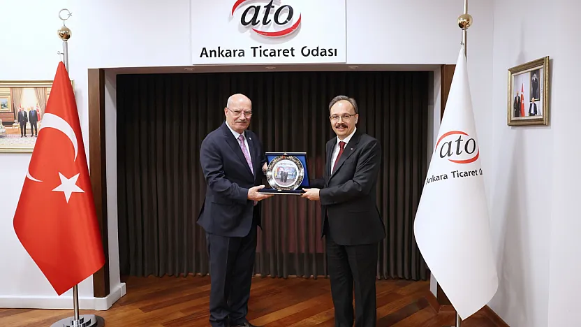 Siirt Valisi Dr. Kemal Kızılkaya'dan ATO Başkanı Gürsel Baran'a Ziyaret