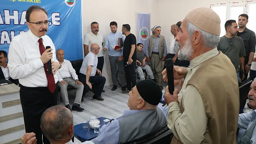 Siirt Valisi ve Belediye Başkan Vekili Kızılkaya Dumlupınar'da Vatandaşlarla Buluştu