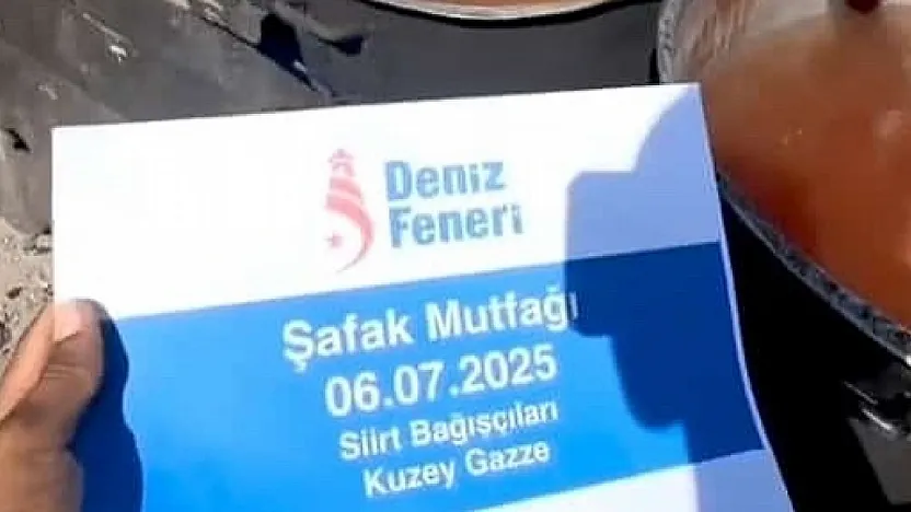 Siirtli Hayırseverlerin Desteğiyle Gazze'de Şafak Sofraları Kuruluyor
