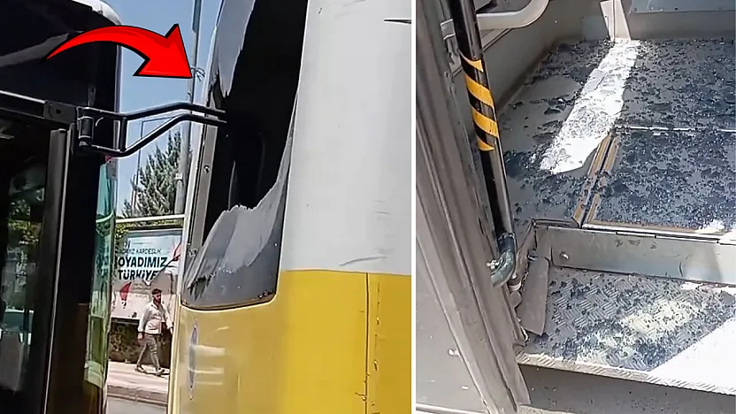 Yeni Mahalle'de İki Belediye Otobüsü Kaza Yaptı: Camlar Kırıldı, Yaralanan Yok