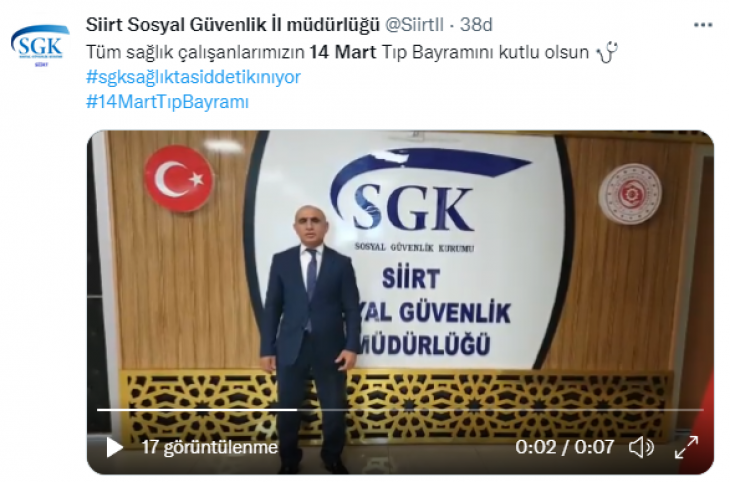 14 Mart Tıp Bayramı Kutlu Olsun!