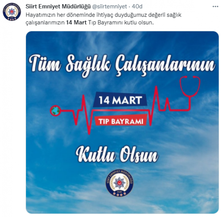 14 Mart Tıp Bayramı Kutlu Olsun!