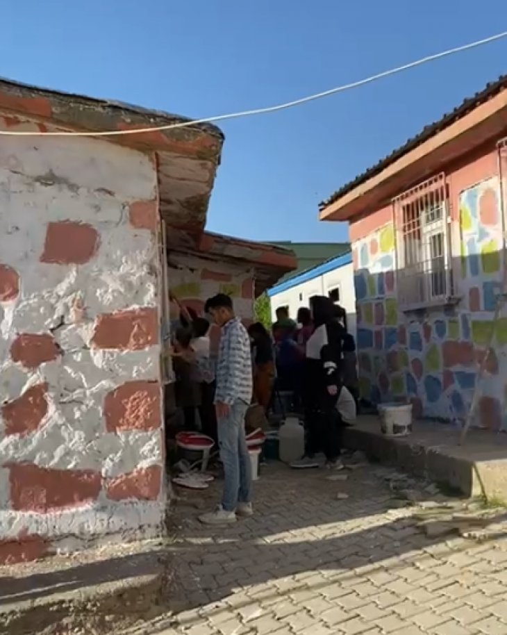 İstanbul'dan Gelen Gençler Siirt'te 2 Köy Okulunu Onardı