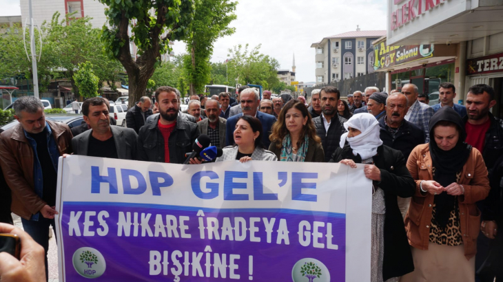 HDP Siirt İl Örgütü Ankara'da Yaşanan Olaya Karşı Sert Tepki Gösterdi