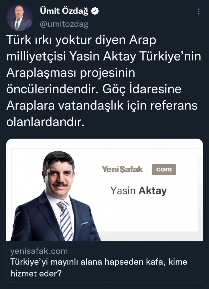 Sosyal Medyada Yasin Aktay ile Ümit Özdağ Arasında Sert Tartışma Büyük Yankı Uyandırdı! 