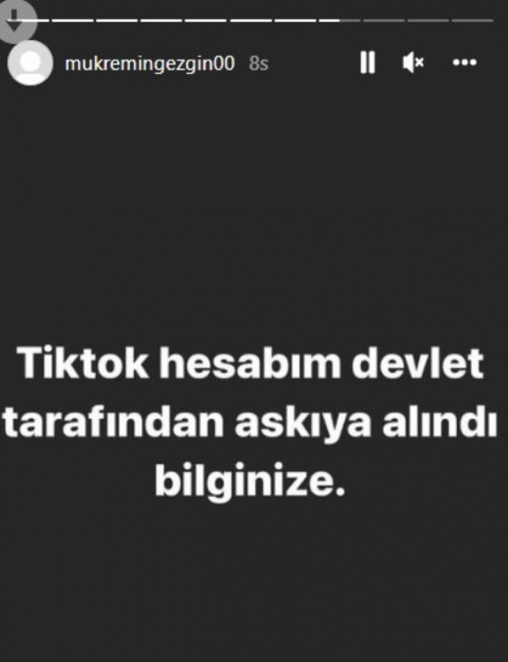 Hamilelik ve doğum videolarıyla tepki çeken Mükremin Gezgin'in TikTok hesabı kapatıldı