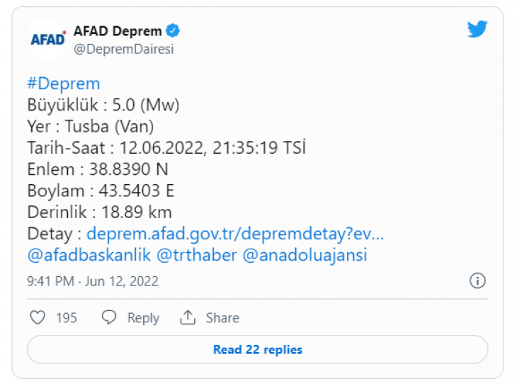 Van'da Büyük Deprem! Siirt'te de Hissedildi