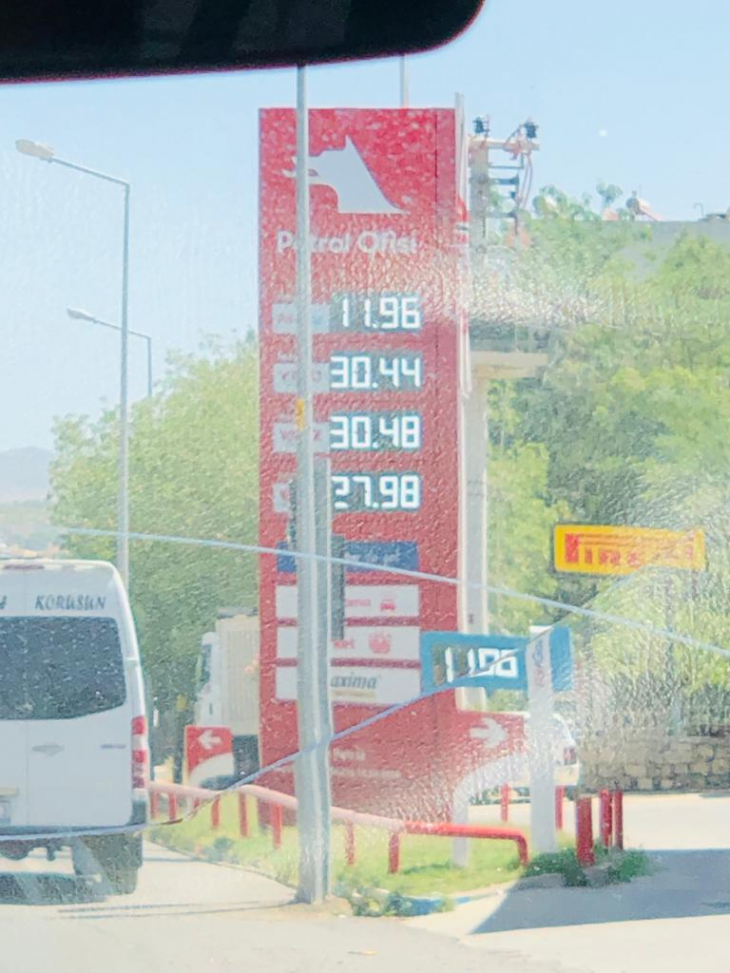 Siirt'te Motorin 30 lirayı aştı