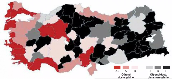 Öğrenci Şehri Dostu İller Belli Oldu! Bakın Hangi İller Öğrenci Dostu