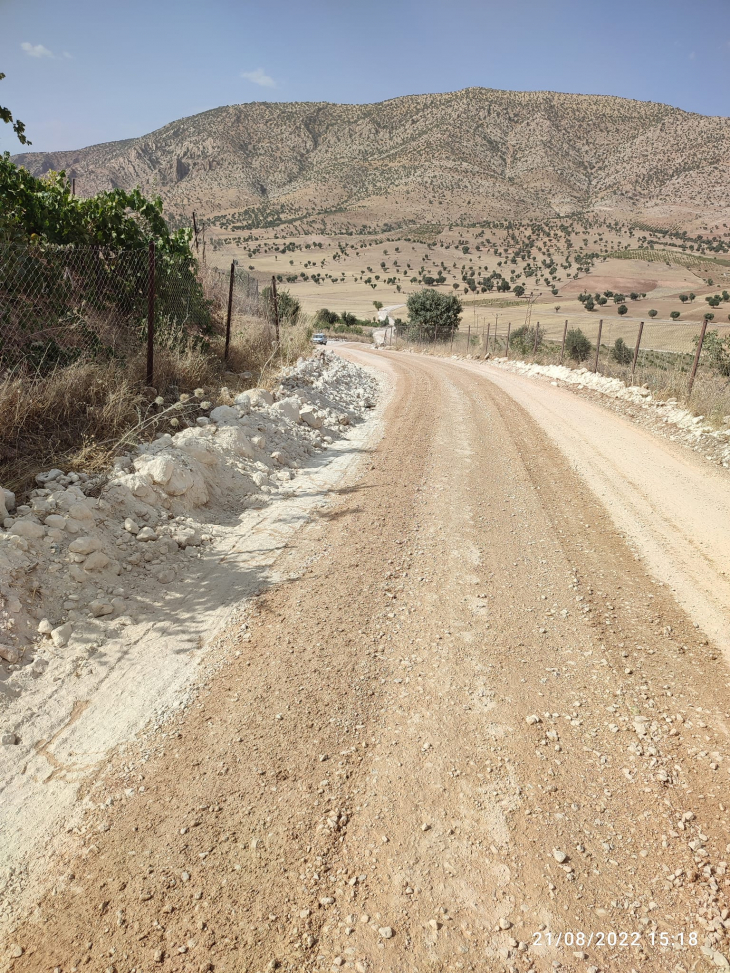 Siirt'in o köy tarihinde ilk defa asfalt çalışması yapılacak