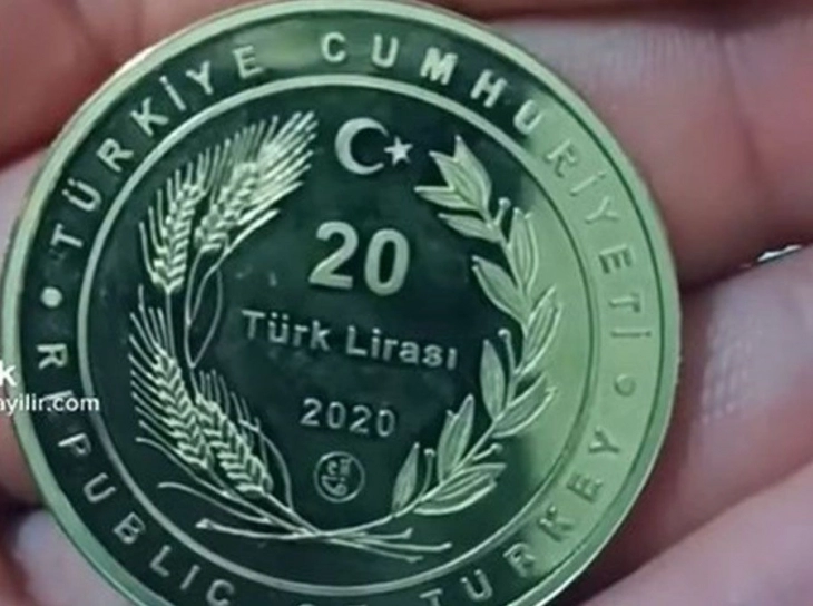 Bu 20 TL'nin değeri 23 bin 500 lira. 20 lira madeni paranın ne olduğu ortaya çıktı. 20 TL madeni para mı basıldı?