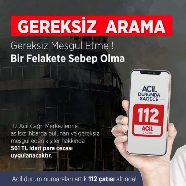 Siirt Valiliği 112 Acil Çağrı Merkezine Gelen Asılsız İhbarlara Karşı Uyardı