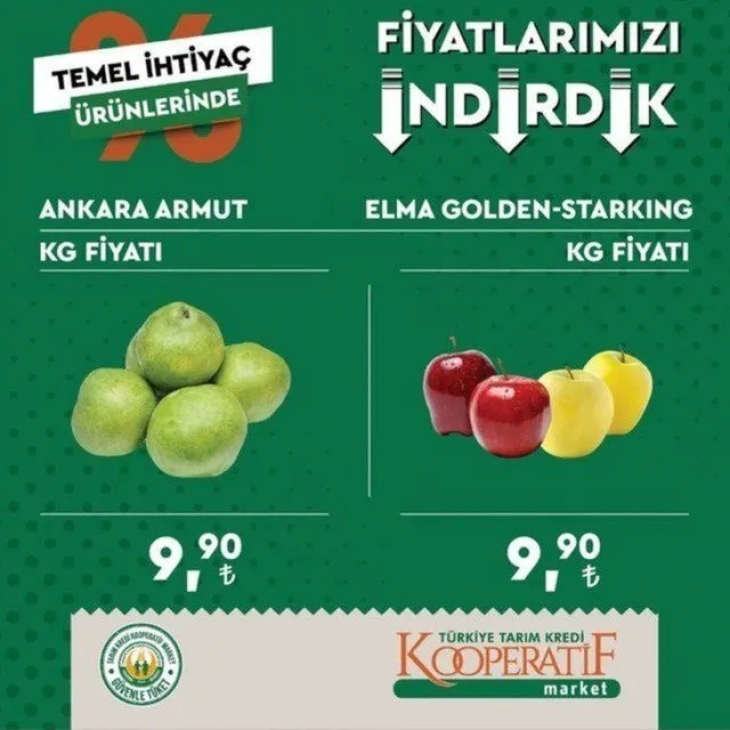 Tarım Kredi Marketlerinin ekim ayı indirimli ürünler listesi belli oldu