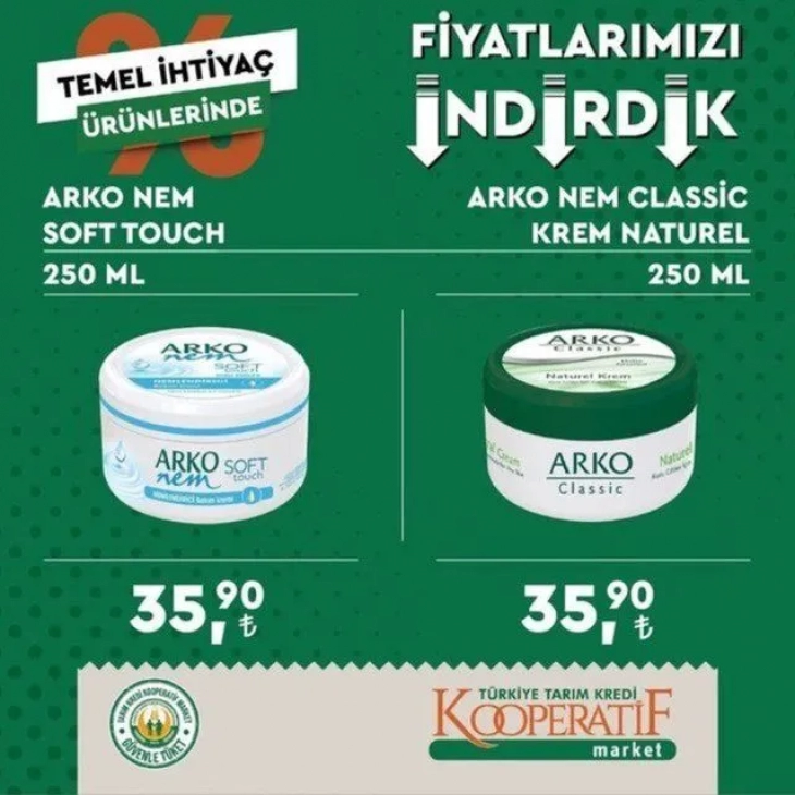 Tarım Kredi Marketlerinin ekim ayı indirimli ürünler listesi belli oldu