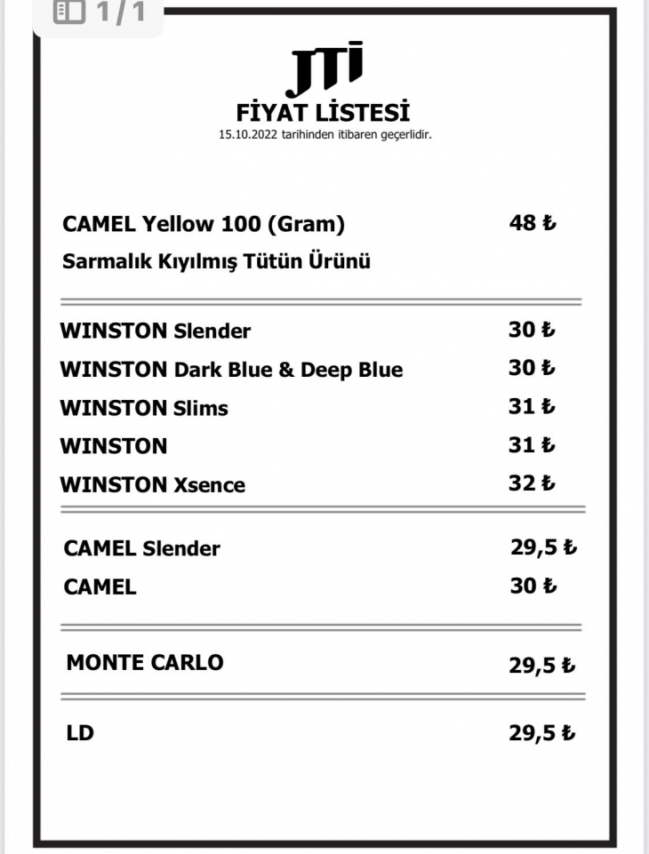 Sigaraya zam geldi! Camel, Winston, Monte Carlo, LD kaç TL oldu ne kadar zam geldi?