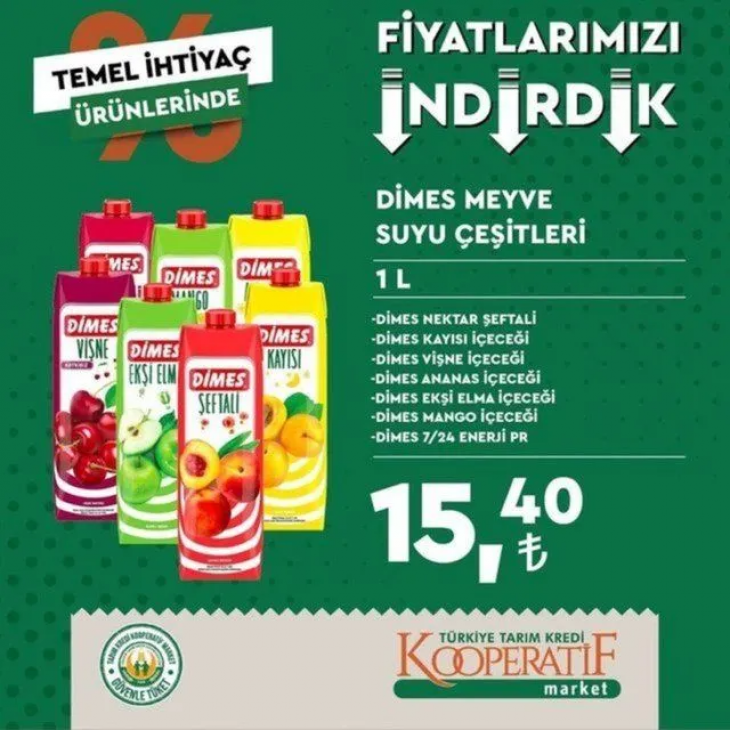 Tarım Kredi Marketlerinin ekim ayı indirimli ürünler listesi belli oldu