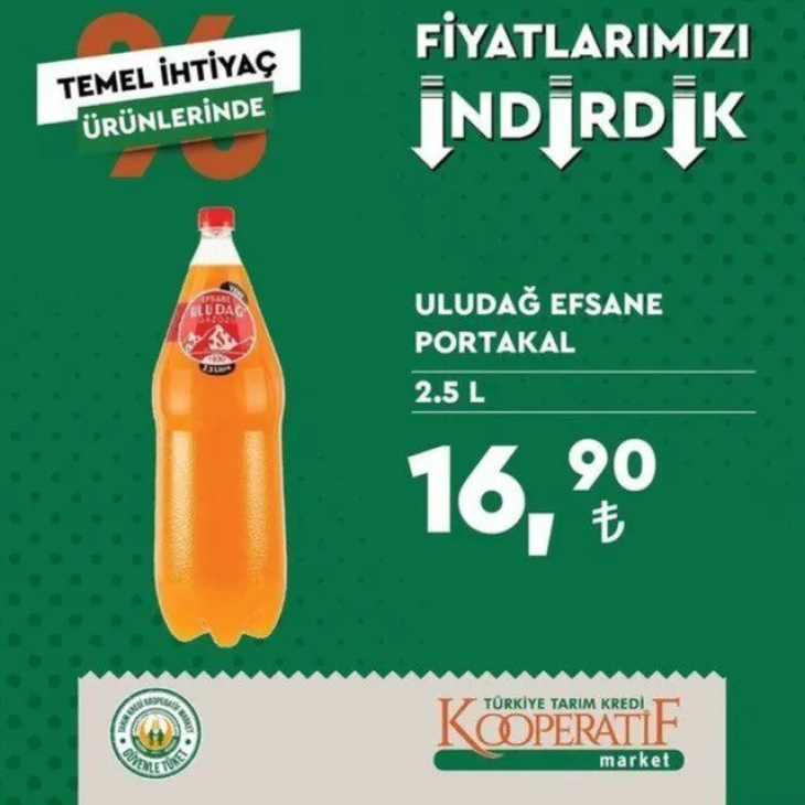 Tarım Kredi Marketlerinin ekim ayı indirimli ürünler listesi belli oldu